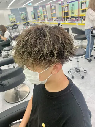 ショート カラー パーマ ヘアアレンジ メンズ キッズ ネイル マツエク・マツパ アイブロウ 🔷横浜1のパーマ 職人🔷将太郎のヘアスタイル