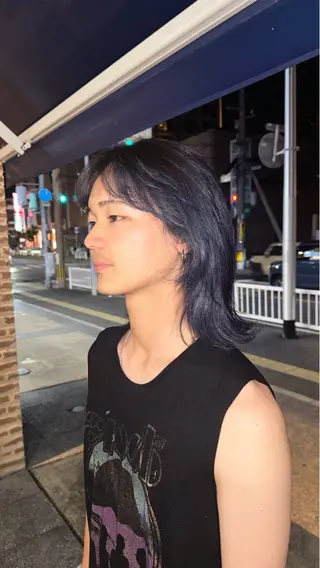 ミディアム メンズ OPShair所属・sion ✰デザインカラーのヘアスタイル