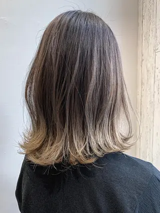 ミディアム ハルキ/ 髪質改善のヘアスタイル