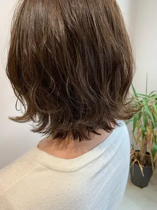 ミディアム カラー "小顔カット" Fuko.のヘアスタイル