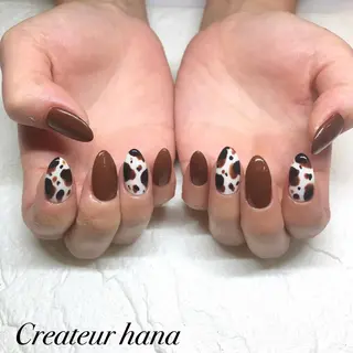 ネイル クレアトゥール華 都賀店所属・三橋 結菜のネイルデザイン