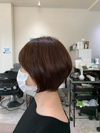ショート カラー 再現性ショートボブ 木又克美のヘアスタイル