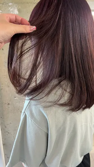 ロング カラー anon Loemのヘアスタイル