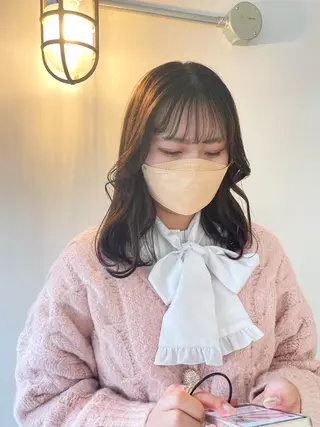 ミディアム COMILE 🌼 SUZUKAのヘアスタイル