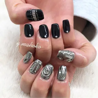 ネイル She nail studio 原宿所属・パラジェル有/ スカルプ/mahoのネイルデザイン