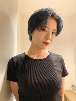 ショート Hair & make Lamp所属・梅田のブリーチ特化 美容師KAI🥰のヘアスタイル