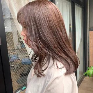 セミロング HARUKA韓国ヘア /Luana梅田のヘアスタイル