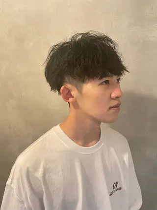 メンズ フリーランスシェアサロンルレイル所属・心斎橋/メンズ /ルレイル/地形真希のヘアスタイル