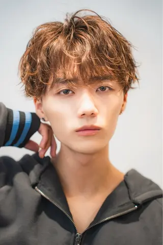 ショート パーマ メンズ 韓国ヘア/銀座/艶髪 /MINX/ウチダのヘアスタイル