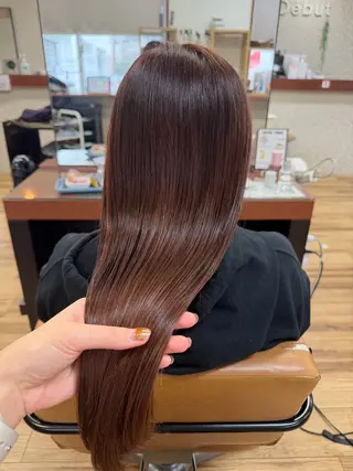 ロング 榮 百合香のヘアスタイル