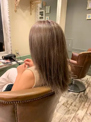 ロング カラー 小沼采唯👧🏼 海好きオヌちゃんのヘアスタイル