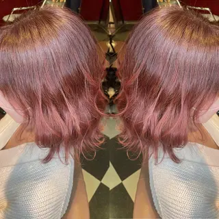 ミディアム カラー 👑派手髪/カット 👑ANRYのヘアスタイル