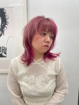 セミロング カラー tama /カットモデルのヘアスタイル