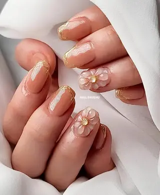 ネイル 3dパーツ/流行り 👧shushu❤️のネイルデザイン