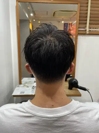 メンズ 🐬脱白髪染めカラー 清水大世🐬のヘアスタイル