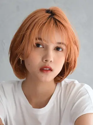 ショート カラー 💎ハイライトカラー /髪質改善カラー💎のヘアスタイル