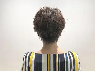 ショート カラー パーマ 柏サニーズ✂︎クセ毛 ◎ショート◎正樹のヘアスタイル