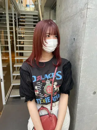 ミディアム カラー 🌿髪質改善🌿艶髪 透明感🌿karenのヘアスタイル