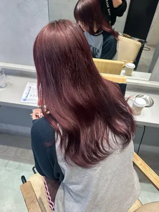 ロング カラー issei 梅田ハイトーン⭐️のヘアスタイル