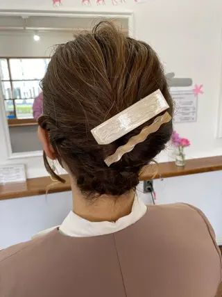 ヘアアレンジ Kazaoka Saraのヘアスタイル