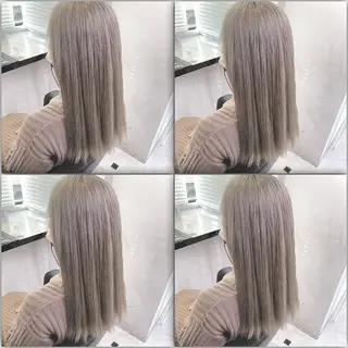 ロング カラー ダブルカラー 韓国ヘアKYONのヘアスタイル
