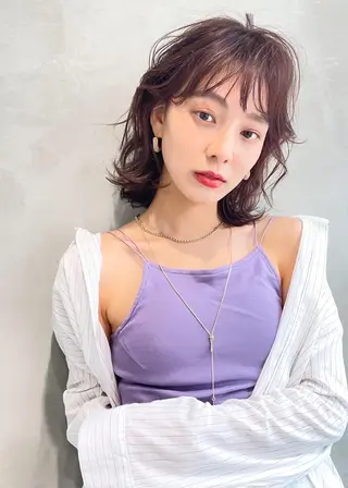 ミディアム 🎊LUK🎊_公 式_🩵髪質改善🩵のヘアスタイル