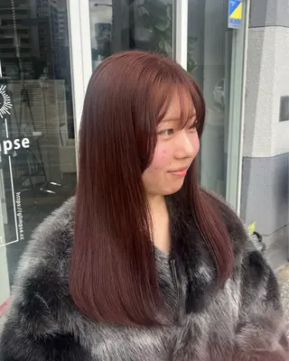 ロング カラー Glimpseあやね 🎀大濠のヘアスタイル