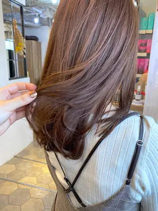 ロング カラー 🥣 hashi 🛋️のヘアスタイル