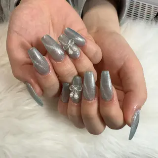 ネイル 🎀nana🫧 ワンホンネイル🎀のネイルデザイン