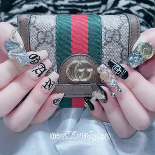 セミロング カラー ヘアアレンジ キッズ ネイル マツエク・マツパ ⛓Miyu ⛓のネイルデザイン