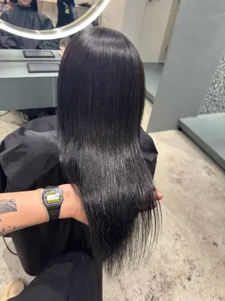 ロング カラー 立川/レイヤー/ 複雑履歴/ 西川翔真のヘアスタイル