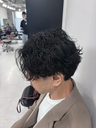 パーマ メンズ 美容研究所 🇰🇷yutoのヘアスタイル
