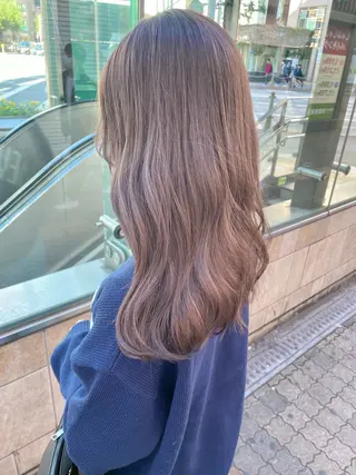 ロング カラー 似合わせハイトーン♡ みつきのヘアスタイル