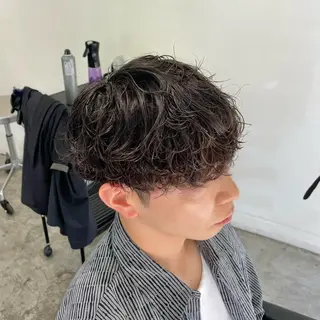 ショート パーマ メンズ メンズ特化美容師/ 藤戸 椋のヘアスタイル
