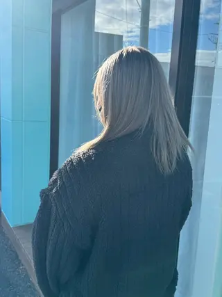 ミディアム カラー ❄️薄 仁❄️のヘアスタイル