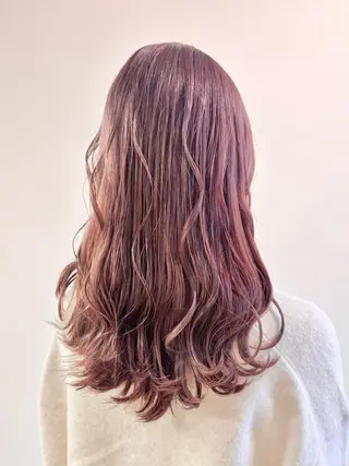 ロング カラー 古川 琴美のヘアスタイル