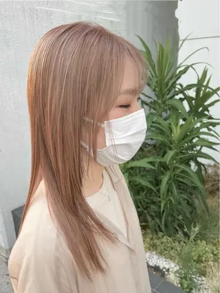 ロング カラー le'a所属・谷町/Le'a /竹原しおなのヘアスタイル