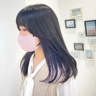 ロング カラー 💫小顔カット TAROのヘアスタイル