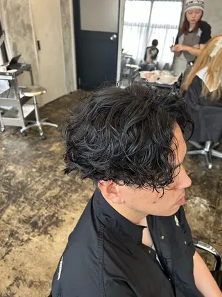 パーマ メンズ 古川 凜人／メンズカットのヘアスタイル
