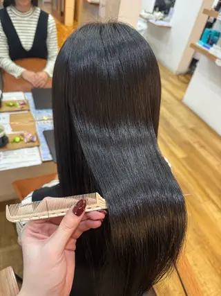 ロング カラー 髪質改善/縮毛矯正 kyoka🤖のヘアスタイル