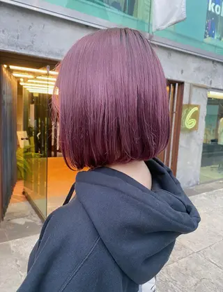 ミディアム カラー 🩶【推しハイトーン 】yuzu🩶のヘアスタイル