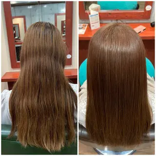 ロング テライ ケイショウのヘアスタイル