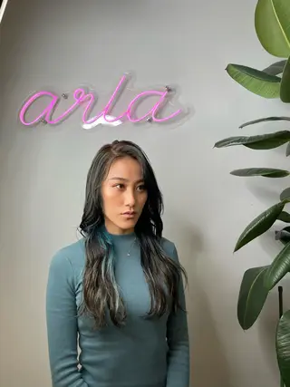 ロング カラー 二ヶ月綺麗が続く デザイン/星野六三四のヘアスタイル