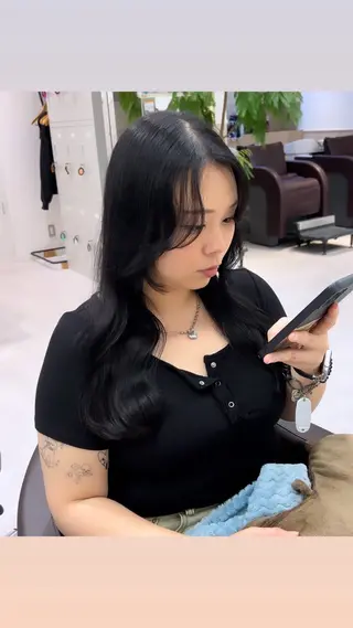 ロング カラー THE ESCALA 町田所属・町田縮毛矯正/ 髪質改善/美髪特化のヘアスタイル