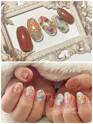 ネイル フルリール 【プライベートサロンのネイルデザイン