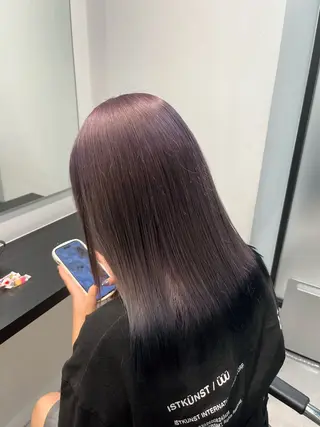 セミロング SALOWIN横浜所属・𓍯韓国style/ 髪質改善𓍯中村和希のヘアスタイル