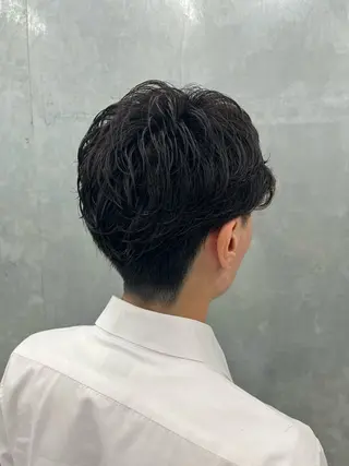 パーマ メンズ 神作 汐里　江古田 /透明感カラー🌿のヘアスタイル