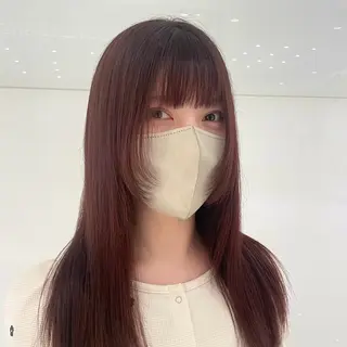 ロング カラー 似合わせ♡レイヤー/ 暖色艶カラー/moeのヘアスタイル