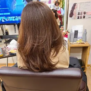 ロング シ マのヘアスタイル
