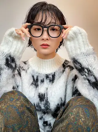 ショート パーマ ヘアアレンジ yaya/ 天神美容室uyuのその他イメージ